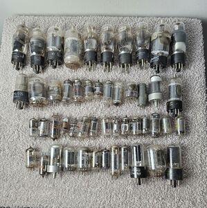 Vintage Lot of 50 Electronic Tube's Untested